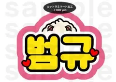 ボムギュ TXT うちわ文字 ネームボード