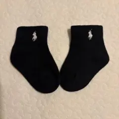 【ラルフローレン】ベビー靴下 ブラック