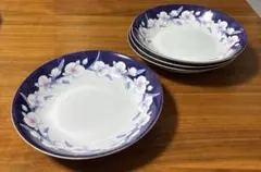 桂由美　花柄　お皿