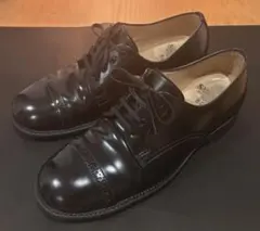 SANDERS UK8 パンチドキャップ ダービーシューズ B.G.S 美品のサムネイル