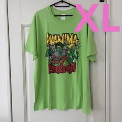 XLサイズ WANIMA 黄緑 原人 半袖Tシャツ