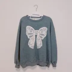 トップス merry jenny tulip ribbon lace sweat merry jenny tulip ribbon lace sweat - メルカリ