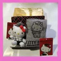 ハローキティ カラビナ付ハンドタオルタオル&マスコット