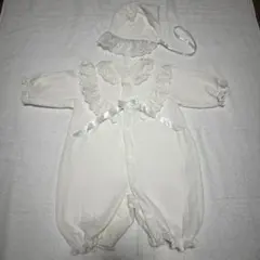 ベビードレス 帽子 セレモニードレス 50 60 退院着　お宮参り