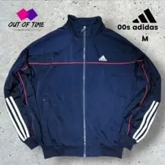 00s adidasアディダス トラックジャケットM 刺繍ロゴ IDEAL