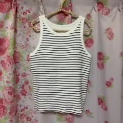 （XL）UNIQLO ブラタンクトップ ボーダー柄