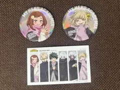 ヒロアカ 麗日 トガ 缶バッジ KVアートカード ベースヤードトーキョー