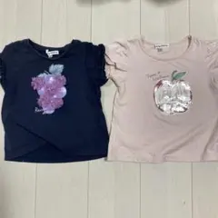 【エニィファム】100センチ　女の子　Tシャツ２枚セットのサムネイル