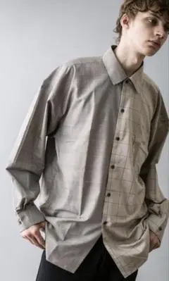 ＜monkey time＞ CHECK PANEL OVER SIZED REG