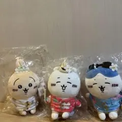 ちいかわ 旅行いきたいぬいぐるみS 3点セット(ちいかわ ハチワレ うさぎ)