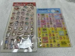 クレヨンしんちゃん　タイルシール　フレークシール　しんちゃん　ぷっくり　ふわふわ