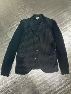 BLACK COMME des GARCONS ニットドッキングテーラードジャケのサムネイル