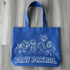パウパトロール　PAW PATROL トートバッグ 青