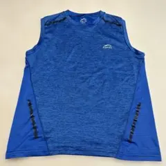 Find-Out 青 ブルー ノースリーブ タンクトップ M