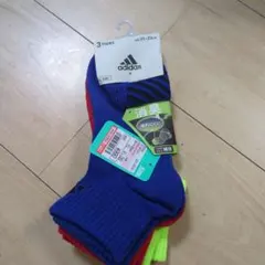 adidas キッズ靴下 3足セット 21-23cm