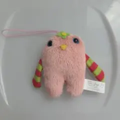 モケケ ぬいぐるみ ストラップ マスコット ピンク