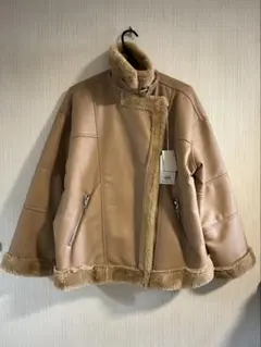 エコムートン ダブルライダースジャケット 2WAY