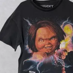 公式 Chucky チャッキー ホラー ムービー 映画 Tシャツ ブラック M
