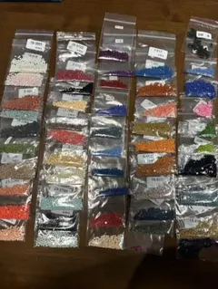 ダイヤモンドアート　余りビーズ　スクエア　50袋②