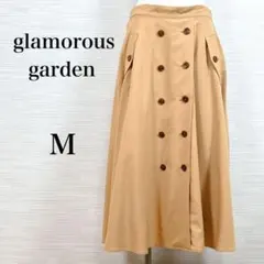 美品★ glamorous garden フレアスカート　ウエストゴム　Mのサムネイル