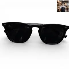 偏光サングラス UVカット ブラックレンズ ドライブ 釣り アウトドア