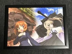 切抜 額装 A4サイズ ガールズ&パンツァー 西住みほ 島田愛里寿