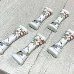鶴　亀　箸置き　新品５個セット