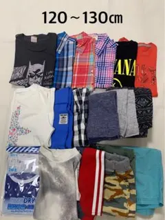 男の子夏服 120〜130㎝　Tシャツ　ハーフパンツ　14点セットまとめて　水着