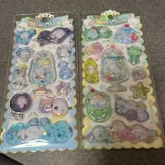 シマエナガ キラキラ ウォーターinシール ウォーターシール