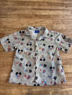 ミッキーマウス柄 半袖シャツとショートパンツセット