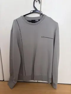 A|X グレー クルーネック トレーナー