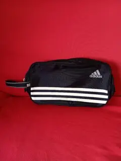 adidas シューズバッグ ブラック　キッズ