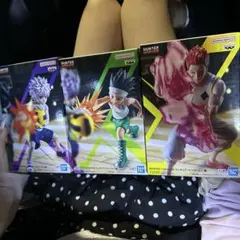 新品未使用　HUNTER×HUNTER ゴン　キルア　ヒソカ3体セット！！