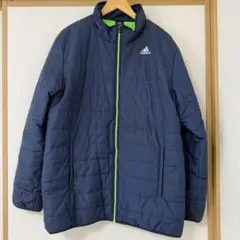 adidas アディダス 中綿ジャケット ネイビー メンズ L ブルゾン 防寒のサムネイル