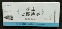 ■東武鉄道 株主ご優待券