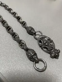 最終値下げ‼ガボールタイプ ウォレットチェーン シルバー925 GABORATORY (ガボラトリー/ガボール) ウォレットチェーン スカル