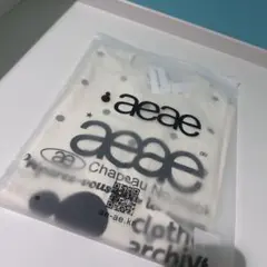 aeae 半袖 Tシャツ ホワイト ドット柄 S