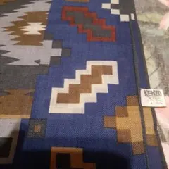 KENZO 幾何学模様 毛100%スカーフ