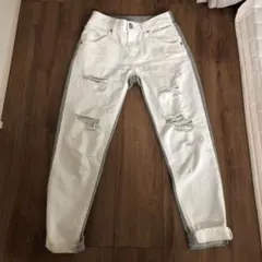 ロデオクラウンズ 切り替え デニム スエット