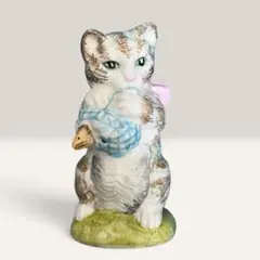 こねこのトムとちょうちょ ピーターラビット フィギュリン 置物 - メルカリ