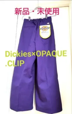新品 Dickies キレイめワークパンツ OPAQUE.clip タック入りのサムネイル