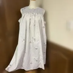 浴衣リメイク　ゆかた　リメイク ロングノースリーブギャザーワンピース