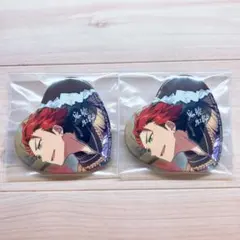 あんスタ 一番カフェ ショコラパーティー ハート缶 ハート型缶バッジ 鬼龍紅郎