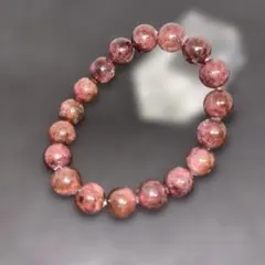 【オススメ】天然石パワーストーン　ガーネットブレスレット　10㎜