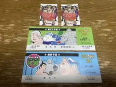 キン肉マンフェスティバル　京王百貨店 非売品　購入特典　ステッカー&チケット