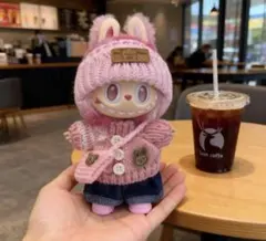 ✨可愛い♡ラブブ服　labubu ぬいぐるみ着　おしゃれ　着せ替え服　5点セット