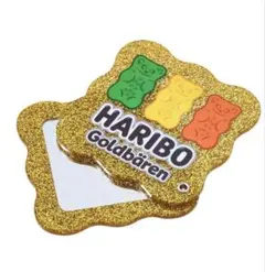 HARIBO ハリボー スライドミラー　ゴールド　【新品】のサムネイル