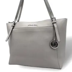 マイケルコース トートバッグ 肩掛け レザー　グレー　A4 大容量　ビジネス