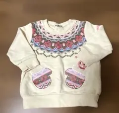 ホットビスケッツ　ミトンポケット トレーナー