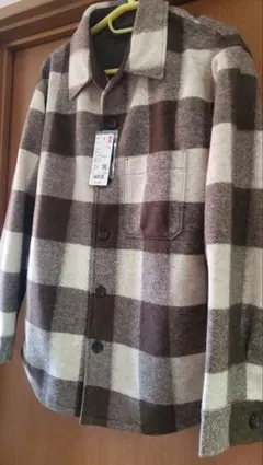 【値下げ】UNIQLO　メンズ　オーバーシャツ　ジャケット